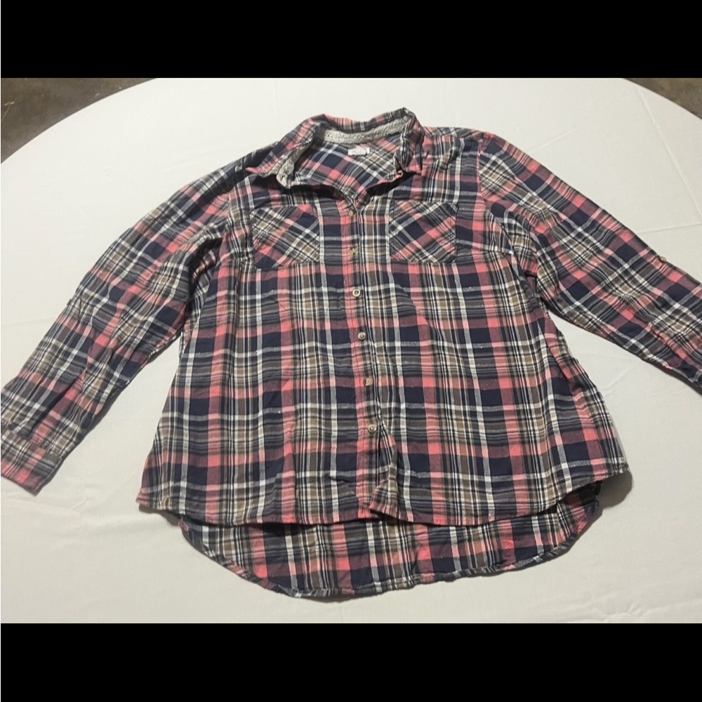 Plaid Shirt - Pink and Blue‎